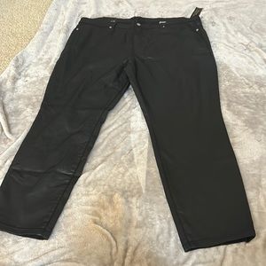 NWT banana republic black coated skinny jeans